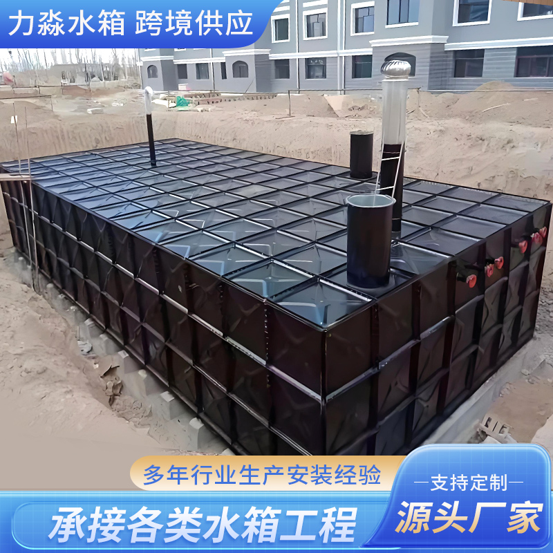 白山市消防水箱钢板搪瓷水箱 - 厂家